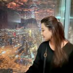 Riyasha Dahal Instagram - When the world seems small compared to the Burj Khalifa. Burj Khalifa, Dubai