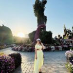 Riyasha Dahal Instagram - Embracing the imperfections, my soul radiates a beauty that goes beyond the surface. Miracle Garden, Dubai