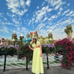 Riyasha Dahal Instagram - Embracing the imperfections, my soul radiates a beauty that goes beyond the surface. Miracle Garden, Dubai
