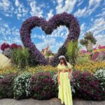 Riyasha Dahal Instagram - Embracing the imperfections, my soul radiates a beauty that goes beyond the surface. Miracle Garden, Dubai