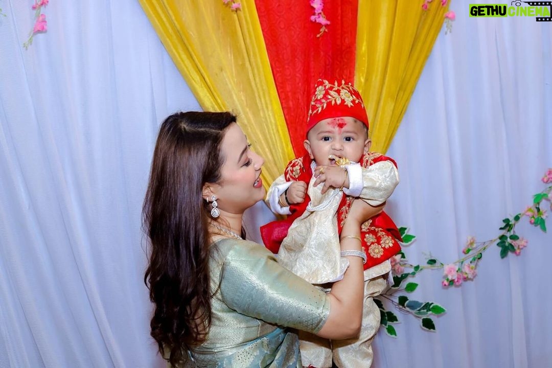 Riyasha Dahal Instagram - I love u लड्डु ♥️ Already started missing u 🥺🥺
