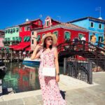 Riyasha Dahal Instagram - Life is a canvas; paint it with the vibrant strokes of love, laughter, and endless possibilities. Burano, Colourful Island, Venice