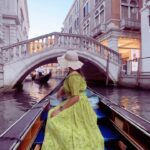Riyasha Dahal Instagram - A gondola ride: where the canals become pathways of dreams. #venice #italy #riyashadahal #gondolaride #europetour Venice, Italy