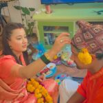 Riyasha Dahal Instagram - भाई टिका २०८० सालको सु- सम्पन्न ♥️🙏🏻🙏🏻 @rupak.me