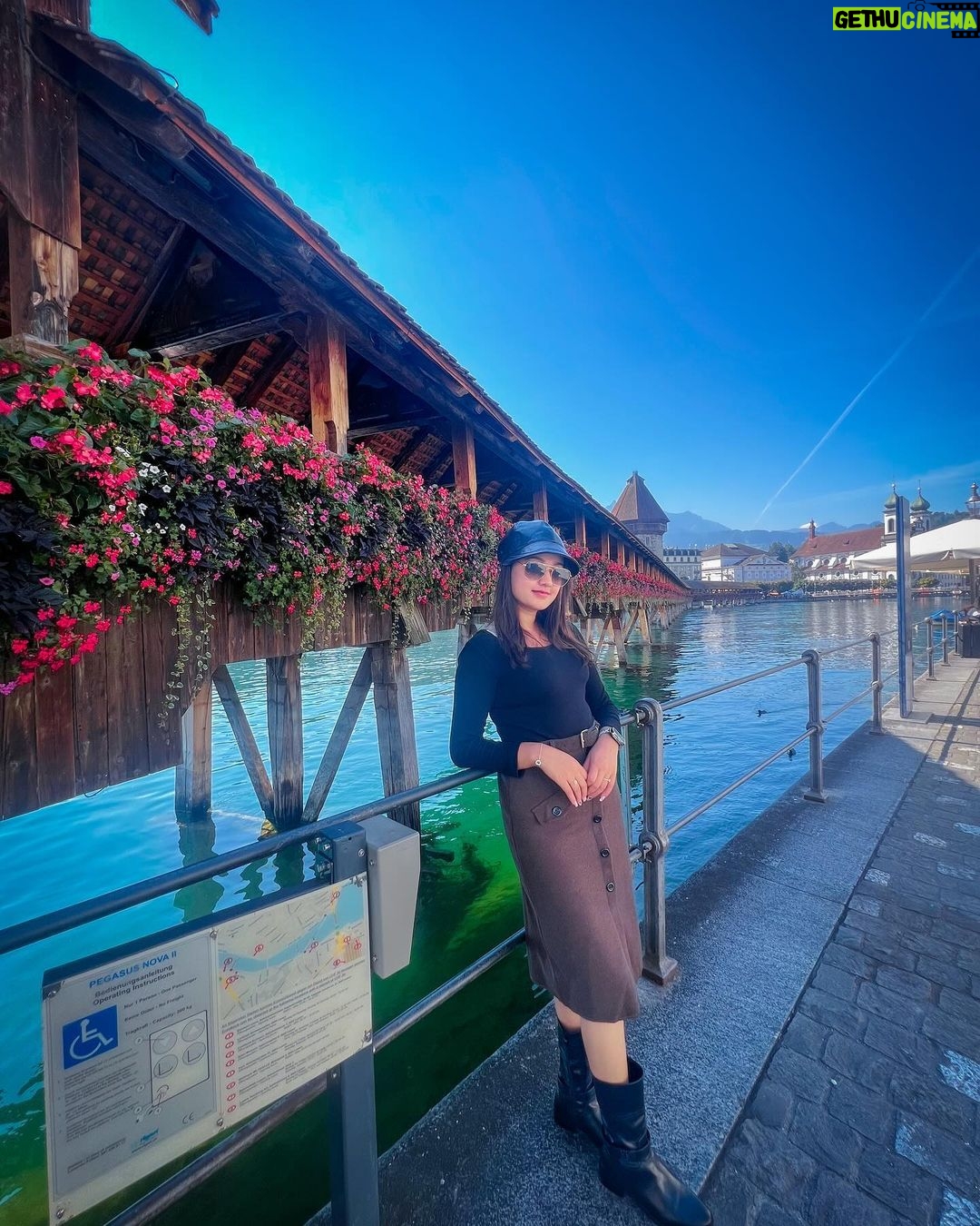 Riyasha Dahal Instagram - Cherish every heartbeat; life is a fleeting melody. 🇨🇭 Lucerne, Switzerland