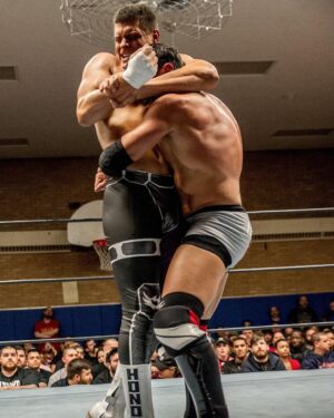 Robert Anthony Fish Instagram - Where else can two grown ass men share a warm embrace right before some running, jumping and crashing into each other for the enjoyment of their paying consumer? Ah, professional wrestling..

One man, we know, it’s me the professor, but the other. Is that the next man to defeat the beast incarnate Brock Lesnar at @wwe Summer slam?
@americannightmarecody 

Thoughts? Opinions..

Sound off in the comments below. We will discuss them on this weeks SummerSlam edition of the Demipod with our guest Brother Duke (I didn’t say Brother Love that’s @thebruceprichard ) Brother Duke is Duke from #dukelovesrasslin!