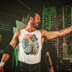 Robert Anthony Fish Instagram - This week on the old Demi pod, one of my favorite people in the world, a massive fan of Jack Burton, he’s a papa, he’s a daddy, he’s not your greasy, greasy, granny, he’s a husband, a founding member of team TMDK, a wrangler of @shanetmdk , a damn, fine, professional wrestler, and a Citizen of Australia… He is @mikeynicholls along w/ @frank.ferraro & @dscottradio “Demi boys,” we talk @njpw1972 , the G1 and all things, Matsuya! Catch it on @premierstreamingnetwork or what ever platform you download your podcasts from!
