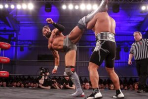 Robert Anthony Fish Instagram - ISHII is truly one of one and a GD, workhorse for 
@njpw1972 
. The man never says no, never disappoints, and has universal chemistry with basically everyone he stands across the ring from. It doesn’t even make sense. If you’re a young guy trying to come up in the game, do yourself the favor of viewing his work. Take notes! I was fortunate enough to face this man for the @ringofhonor TV title. I also put this wheel kick, or for you pro wrestling fans (which should be most of you) @malakaiblxck ‘s “Black Mass,” on his bald pit bull head! 

#G1CLIMAX33
Check the link in my bio for an example of some recent awesome from the #stonecoldpitbull