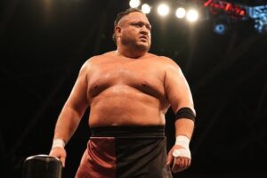 Robert Anthony Fish Instagram - I can’t express how much of an impact the come up of this man @samoajoe in pro wrestling had on my own career. We’re talking @ringofhonor OG days, with @gabrielsapolsky at the helm owned by @rohcary ..For me his blend of LEGIT martial arts, with the traditional unspoken historical link that exists with professional wrestling and the Samoan heritage.. sprinkle that with an athleticism that didn’t make visual sense! It was truly what was best for business at that time in that place and I tip my hat to all involved in that presentation. Here I was a bill paying adult and I bought all the way in! Pretty sure I still do. 

Point is, July 27th exclusively on @peacock (not to be confused w/ @theplanetpeacock , that’s just my friend Dalton. He can’t even do “the horse,” can he @rjcity ?) ..the afore mentioned Joe will play the role of “Sweet Tooth,” in Twisted Metal. I am excited to see one of my personal favorites spread his wings and test life in another arena. 

The depiction of a game I definitely played on, was it @nintendode or was it @atari. Could have been Calico Vision. Right after we finished up some Cubert or Digdug. Either way 7/27 is close.. Tune in!
