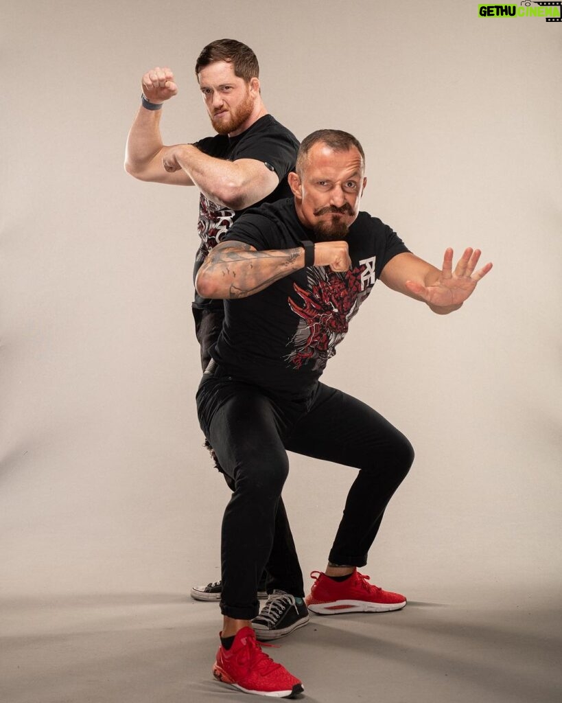 Robert Anthony Fish Instagram - “The baddest team on God’s green..” RD The Violent Artist @korcombat The most educated feet in Professional Wrestling (the Professor) @thebobbyfish VIOLENCE