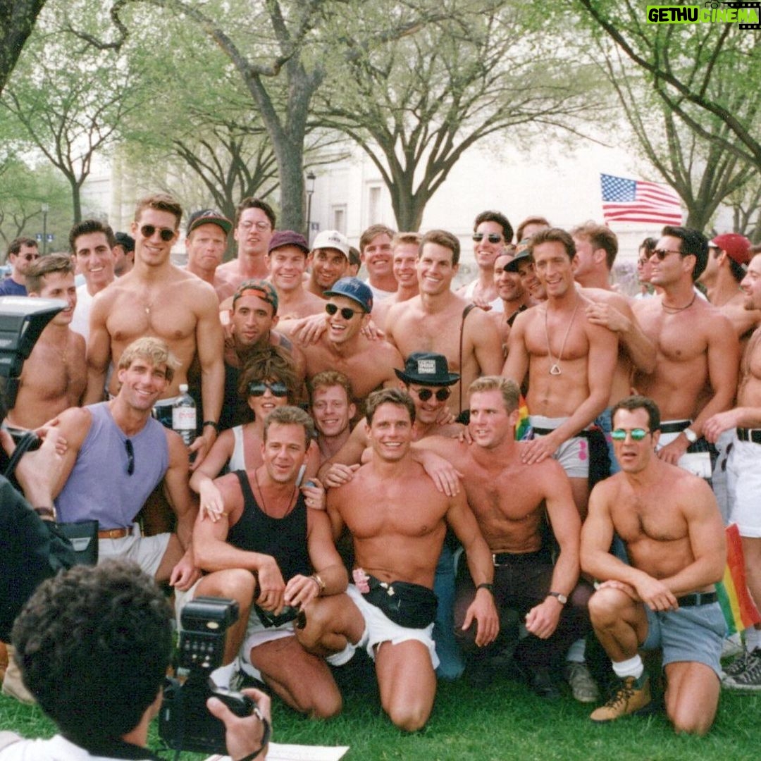 Robert Gant - 14.1K Likes - Thirty years ago this week, on April 25th 1993, between 800,000 and 1,000,000 LGBTQ+ folk and allies descended on Washington, DC to march for our equality. I was in my final semester of law school at Georgetown when the March on Washington happened.
One of the main tenets of the march’s platform called for (in addition to the repeal of the sodomy laws which would happen 10 years later in 2003) the establishment of an equality law of the sort we are discussing today. I was taking the course “Sexual Orientation and the Law” at the time with my law professor, Chai Feldbloom, who, along with Senator Ted Kennedy, had in fact introduced an LGBT civil rights bill to Congress multiple times. It was somewhat symbolic then, because we weren’t yet at a place to have such equality reflected to that extent in the law.
In her class, we were using the first ever textbook on the subject, “Sexual Orientation of the Law,“ which was written by Chai and hadn’t yet been published. So we were using photocopies of galleys from the publisher of what would eventually become that textbook. I’ll share more sometime about my experience of that class and my conversations with Chai at the time.
Suffice it to say, the March on Washington was a deeply moving and powerful moment in our history as a people. I was there with my then partner of five years, Gene, who I’m grateful remains a close friend today. Also, for better or worse, I commemorated the day, as you can see, with my daisy duke shorts, which fortunately weren’t quite as short as I had remembered. ;)
It’s valuable to stop and honor how far we’ve come and then to reset our sights for the progress still to be made.
Love you all and onward.
#MarchOnWashington #LGBTQCivilRightsBill #Equality #LGBTQ #BestGayLife