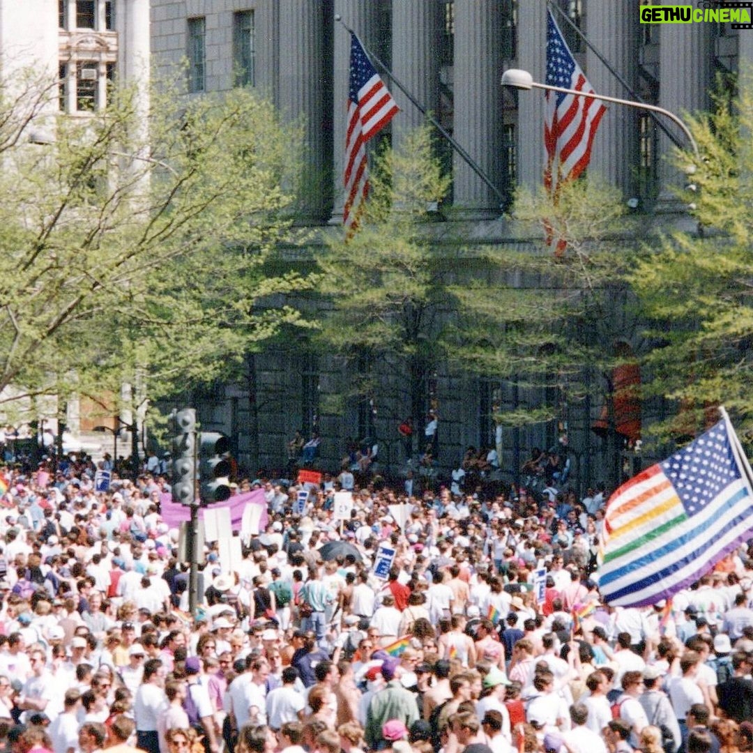 Robert Gant - 14.1K Likes - Thirty years ago this week, on April 25th 1993, between 800,000 and 1,000,000 LGBTQ+ folk and allies descended on Washington, DC to march for our equality. I was in my final semester of law school at Georgetown when the March on Washington happened.
One of the main tenets of the march’s platform called for (in addition to the repeal of the sodomy laws which would happen 10 years later in 2003) the establishment of an equality law of the sort we are discussing today. I was taking the course “Sexual Orientation and the Law” at the time with my law professor, Chai Feldbloom, who, along with Senator Ted Kennedy, had in fact introduced an LGBT civil rights bill to Congress multiple times. It was somewhat symbolic then, because we weren’t yet at a place to have such equality reflected to that extent in the law.
In her class, we were using the first ever textbook on the subject, “Sexual Orientation of the Law,“ which was written by Chai and hadn’t yet been published. So we were using photocopies of galleys from the publisher of what would eventually become that textbook. I’ll share more sometime about my experience of that class and my conversations with Chai at the time.
Suffice it to say, the March on Washington was a deeply moving and powerful moment in our history as a people. I was there with my then partner of five years, Gene, who I’m grateful remains a close friend today. Also, for better or worse, I commemorated the day, as you can see, with my daisy duke shorts, which fortunately weren’t quite as short as I had remembered. ;)
It’s valuable to stop and honor how far we’ve come and then to reset our sights for the progress still to be made.
Love you all and onward.
#MarchOnWashington #LGBTQCivilRightsBill #Equality #LGBTQ #BestGayLife