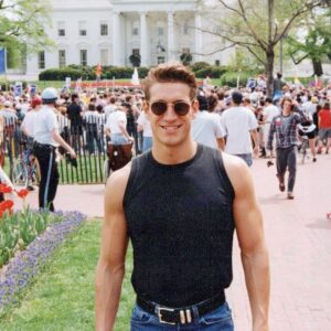 Robert Gant Instagram - Thirty years ago this week, on April 25th 1993, between 800,000 and 1,000,000 LGBTQ+ folk and allies descended on Washington, DC to march for our equality. I was in my final semester of law school at Georgetown when the March on Washington happened. 

One of the main tenets of the march’s platform called for (in addition to the repeal of the sodomy laws which would happen 10 years later in 2003) the establishment of an equality law of the sort we are discussing today. I was taking the course “Sexual Orientation and the Law” at the time with my law professor, Chai Feldbloom, who, along with Senator Ted Kennedy, had in fact introduced an LGBT civil rights bill to Congress multiple times. It was somewhat symbolic then, because we weren’t yet at a place to have such equality reflected to that extent in the law. 

In her class, we were using the first ever textbook on the subject, “Sexual Orientation of the Law,“ which was written by Chai and hadn’t yet been published. So we were using photocopies of galleys from the publisher of what would eventually become that textbook. I’ll share more sometime about my experience of that class and my conversations with Chai at the time. 

Suffice it to say, the March on Washington was a deeply moving and powerful moment in our history as a people. I was there with my then partner of five years, Gene, who I’m grateful remains a close friend today. Also, for better or worse, I commemorated the day, as you can see, with my daisy duke shorts, which fortunately weren’t quite as short as I had remembered. ;)

It’s valuable to stop and honor how far we’ve come and then to reset our sights for the progress still to be made.

Love you all and onward.

#MarchOnWashington #LGBTQCivilRightsBill #Equality #LGBTQ #BestGayLife