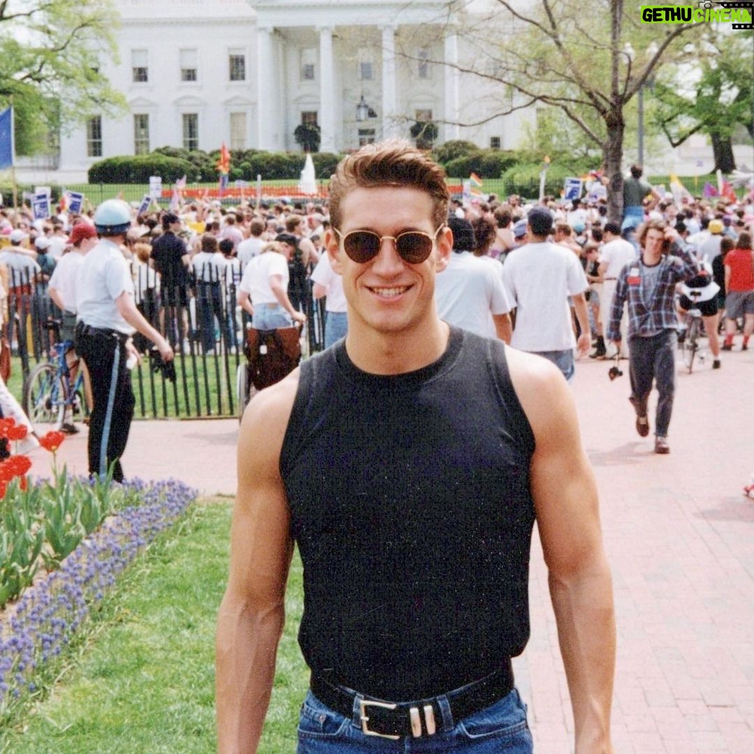 Robert Gant - 14.1K Likes - Thirty years ago this week, on April 25th 1993, between 800,000 and 1,000,000 LGBTQ+ folk and allies descended on Washington, DC to march for our equality. I was in my final semester of law school at Georgetown when the March on Washington happened.
One of the main tenets of the march’s platform called for (in addition to the repeal of the sodomy laws which would happen 10 years later in 2003) the establishment of an equality law of the sort we are discussing today. I was taking the course “Sexual Orientation and the Law” at the time with my law professor, Chai Feldbloom, who, along with Senator Ted Kennedy, had in fact introduced an LGBT civil rights bill to Congress multiple times. It was somewhat symbolic then, because we weren’t yet at a place to have such equality reflected to that extent in the law.
In her class, we were using the first ever textbook on the subject, “Sexual Orientation of the Law,“ which was written by Chai and hadn’t yet been published. So we were using photocopies of galleys from the publisher of what would eventually become that textbook. I’ll share more sometime about my experience of that class and my conversations with Chai at the time.
Suffice it to say, the March on Washington was a deeply moving and powerful moment in our history as a people. I was there with my then partner of five years, Gene, who I’m grateful remains a close friend today. Also, for better or worse, I commemorated the day, as you can see, with my daisy duke shorts, which fortunately weren’t quite as short as I had remembered. ;)
It’s valuable to stop and honor how far we’ve come and then to reset our sights for the progress still to be made.
Love you all and onward.
#MarchOnWashington #LGBTQCivilRightsBill #Equality #LGBTQ #BestGayLife