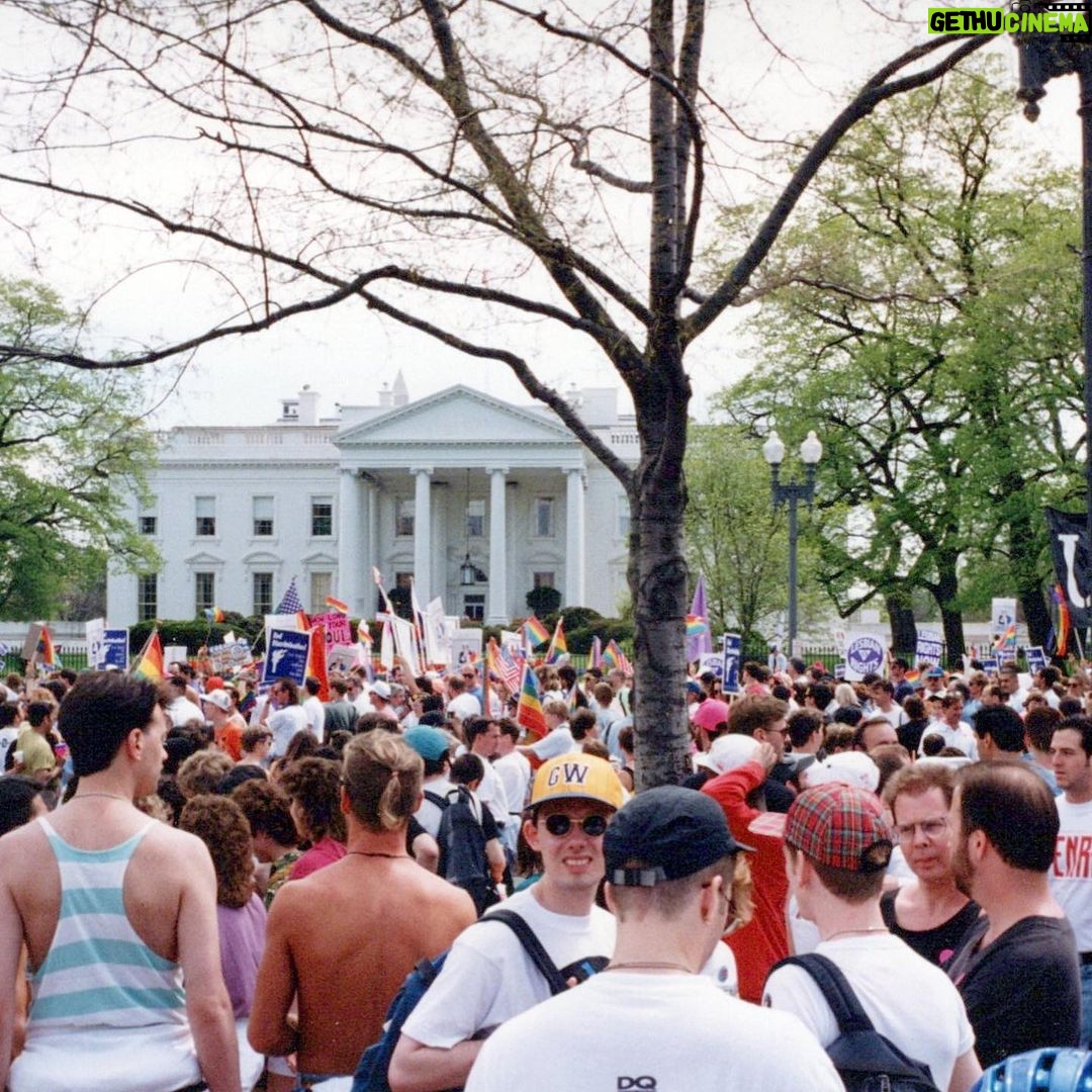 Robert Gant - 14.1K Likes - Thirty years ago this week, on April 25th 1993, between 800,000 and 1,000,000 LGBTQ+ folk and allies descended on Washington, DC to march for our equality. I was in my final semester of law school at Georgetown when the March on Washington happened.
One of the main tenets of the march’s platform called for (in addition to the repeal of the sodomy laws which would happen 10 years later in 2003) the establishment of an equality law of the sort we are discussing today. I was taking the course “Sexual Orientation and the Law” at the time with my law professor, Chai Feldbloom, who, along with Senator Ted Kennedy, had in fact introduced an LGBT civil rights bill to Congress multiple times. It was somewhat symbolic then, because we weren’t yet at a place to have such equality reflected to that extent in the law.
In her class, we were using the first ever textbook on the subject, “Sexual Orientation of the Law,“ which was written by Chai and hadn’t yet been published. So we were using photocopies of galleys from the publisher of what would eventually become that textbook. I’ll share more sometime about my experience of that class and my conversations with Chai at the time.
Suffice it to say, the March on Washington was a deeply moving and powerful moment in our history as a people. I was there with my then partner of five years, Gene, who I’m grateful remains a close friend today. Also, for better or worse, I commemorated the day, as you can see, with my daisy duke shorts, which fortunately weren’t quite as short as I had remembered. ;)
It’s valuable to stop and honor how far we’ve come and then to reset our sights for the progress still to be made.
Love you all and onward.
#MarchOnWashington #LGBTQCivilRightsBill #Equality #LGBTQ #BestGayLife