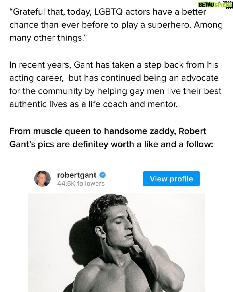 Robert Gant Instagram - Thanks for the nice write up, @queerty! I’ll keep doing the occasional archival dig to unearth a throwback every once in a while. 🙂🏳️‍🌈 https://www.queerty.com/queer-folk-hottie-robert-gants-shirtless-throwbacks-making-us-re-binge-original-series-20230202 Liberty Avenue