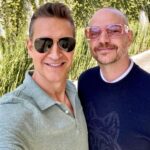Robert Gant Instagram - Lunch with one of my favorite people on the planet. Love me some @thepeterpaige. And those amazing glasses. #QAF #Family Strings of Life- SOL
