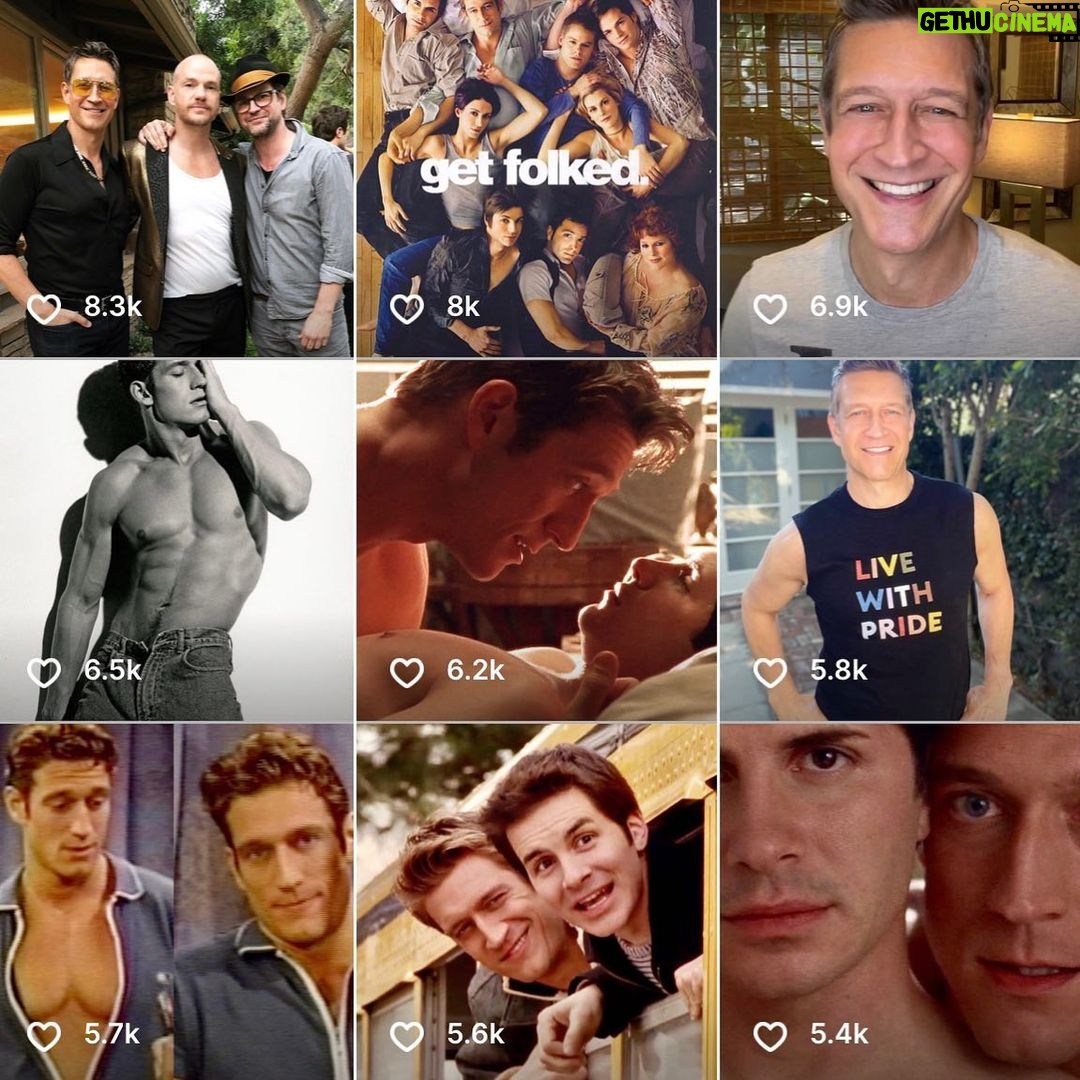 Robert Gant - 3.5K Likes - For 2021, Queer as Folk (especially Ben and Michael) once again leads the pack topping the Top Nine, along with some good oldies, and some new Pride!
Grateful for many things this year, including the emergence of Best Gay Life and the opportunity to work with some terrific men focused on living their best lives. New, exciting aspects of that to come in 2022! Along with a renewed focus on my love of acting and writing.
Especially looking forward to more, greater, and deeper connections with the folks in my life, very much including all of you. May this coming year be our best yet. Here we go, 2022! Happy New Year!
#HappyNewYear #BestNine #QueerAsFolk #LetsGo2022