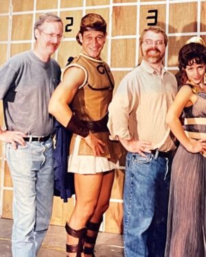 Robert Gant Instagram - This month is the 25th Anniversary of Disney’s Hercules! And with it comes many memories. Playing the famed Herc was one of my very first jobs in Hollywood. From beginning to end, I worked on the film for a period spanning 18 months, on and off, memorizing Tate Donovan‘s classic, humorously stuttering dialogue (pre-recorded and given to me to learn on cassette tapes) and infusing the scenes with my own comedic interpretation. 

As new as I was to the process, my good fortune in getting to work with some of Disney’s most legendary animators was clear to me. Directors John Musker and Ron Clements (already legends going into the process as the director/creators of The Little Mermaid and Aladdin), and all the team, were beyond amazing to work with. 

Granted, by the end of the run, the Hercules outfit I donned each session was showing signs of its prolonged use. In particular, Hercules’ hair, which had started as a well formed wig, ultimately morphed into the hairspray-infused helmet you see in the photo above. 

But nothing could dampen the joy I felt at getting to be a part of this incredible classic, acting out the many fights and scenes, action-filled and romantic, as the animators worked their Olympian magic to create this timeless homage to the Greek demigod. 

Huge shout out to @michelledanse, my Megara cohort, who helped bring that character to life so beautifully. Herc is forever in my heart, and having gotten to work on that project will always remain for me one of those truly cool, utterly unique Hollywood experiences. Thanks so much, John and Ron, for giving me the opportunity to “go the distance” and be a part of immortalizing your timeless, eternally heroic, big lovable lug, Herc.

#Hercules #Disney #DisneyAnimation #ZeroToHero #GoTheDistance