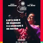 Roberta Sá Instagram - Foto em ação com o Sambasá pra lembrar que tem show chegando - e, em breve, anuncio mais uma data pra este ano. Em que cidade você acha que vai ser, hein? 📍18.11 | NATAL Festival @ribeiraboemia 📍01.12 | RECIFE Teatro Guararapes 📸 @karymefranca
