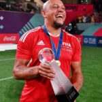 Roberto Carlos Instagram - Depois de tantos dias na @fifaworldcup vivemos muitas experiências, de uma linda copa do mundo , jogos , trabalhos , rever amigos , desfrutar do futebol e ver os melhores jogadores de cada seleção , foi maravilhoso, foi lindo mas agora pensar no clube @realmadrid e organizar para 2026 , obrigado a todos por estes lindos momentos 🇧🇷🇧🇷🇧🇷🇧🇷🇧🇷🇶🇦🇪🇸
