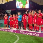 Roberto Carlos Instagram - Congratulations to FIFA for organising this great tournament. Always good to be back on the field and play with old friends. @fifaworldcup Parabéns à FIFA pela organização desse torneio de lendas. Bom poder voltar aos gramados e rever velhos amigos. Mais uma taça pra conta 😂😂