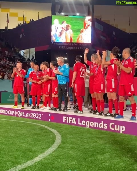 Roberto Carlos Instagram - Congratulations to FIFA for organising this great tournament. Always good to be back on the field and play with old friends. @fifaworldcup Parabéns à FIFA pela organização desse torneio de lendas. Bom poder voltar aos gramados e rever velhos amigos. Mais uma taça pra conta 😂😂