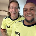 Roberto Carlos Instagram - Game day @fifaworldcup #fifalegends