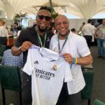 Roberto Carlos Instagram - Um grande dia com grandes pessoas. Obrigado @emirates @realmadrid #flybetter Autódromo de Interlagos