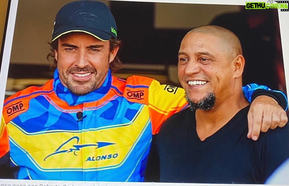 Roberto Carlos Instagram - Una tarde emocionante con ? ✅✅✅ Circuito de Madrid Jarama - RACE