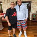 Roberto Carlos Instagram - Feliz em ver vocês , obrigado por me receber tão bem como sempre @ronaldo @celinalocks Ibiza, Spain