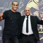 Roberto Carlos Instagram - Hoje é um dia especial para este grande amigo meu que o futebol me deu , parabéns lindooo hoje é teu dia muitas felicidades @rivaldo 👏👏👏👏👏👏