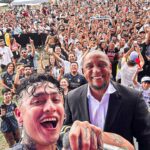 Roberto Carlos Instagram - 🤩 ONE LOVE: @RealMadrid 🤩 ⚽ @oficialRC3 🎤 @mxalemanmx 🤝 @adidasfootball 🇺🇸 #RealMadridOnTour Rose Bowl Stadium