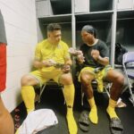 Roberto Carlos Instagram - Legends everywhere.. @oficialrc3 vs @ronaldinho that’s why it’s called #thebeautifulgame #WeAreEntourage #RobertoCarlos #Ronaldinho Orlando, Florida
