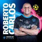 Roberto Carlos Instagram - What’s #SoccerAid without some iconic Brazilian flair? 🇧🇷 Welcome back, @oficialrc3 🔥 🎟️ Ticket link in Soccer Aid bio
