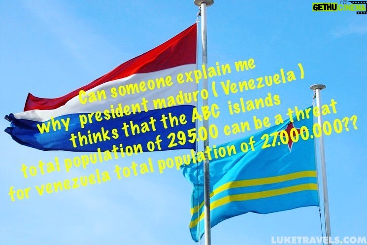 Roberto da Costa Instagram - What the hell is this man thinking ? How can 3 little islands ( Aruba Bonaire Curacao population of 295.000)cause the crisis in venezuela 🇻🇪 come on maduro you gotta step up ya game homie 😀 #big #fail #president #of #venezuela #blaming #others #instead #of #controlling #his #own #beatiful #country #venezuela #shake #hands #and #solve #this #make #it #a #better #world #for #all #of #us 😀 #robertodacosta #amsterdam #aruba