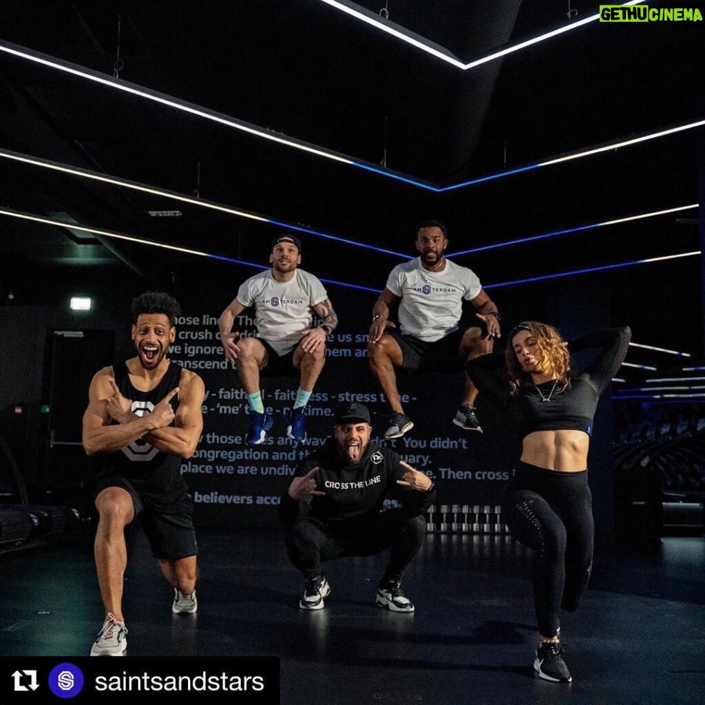 Roberto da Costa Instagram - We ( @saintsandstars ) like to push you all further with our training , but we also like to bring you some craziness during this period enjoy your weekend, happy Easter and most important stay healthy 💪🏽🙏🏼. #saintsandstars #nextlevelgym #born #and #raised #in #amsterdam #still #going #strong #no #matter #what #train #with #us #stayhome #staysafe #stayhealthy #robertodacosta #robeasto Saints and Sinners
