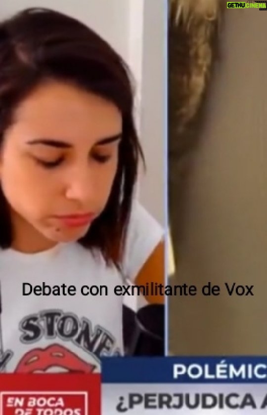 Rocío Vidal Instagram - Así "debate" la ultraderecha. Interrupciones, transfobia y desinformación de la mano de la abogada exmilitante de Vox Paloma Zorrilla, con el motivo de la propuesta de baja por regla incapacitante. Imposible expresarme sin entrar en su circo 🤷🏽♀️