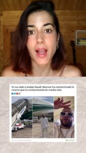 Rocío Vidal Instagram - Sobre Neymar y los verdaderos GENOCIDAS CLIMÁTICOS.