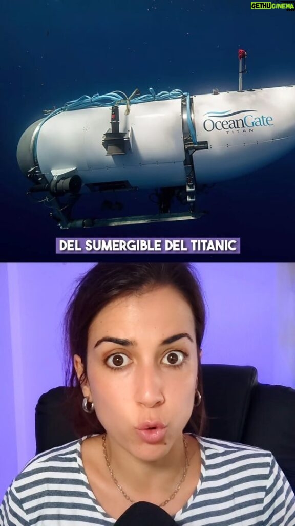 Rocío Vidal Instagram - Un sumergible del Titanic sin ningún tipo de acreditación internacional, mucho dinero de por medio y sólo 15 horas de oxígeno en la cabina. ¿Qué podemos esperar en las próximas horas? #titan #titanic