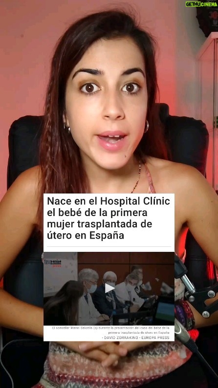Rocío Vidal Instagram - Extirpar un útero a una mujer sana de 37 años para poder tener un hijo biológico. ¿Avance científico o cruza los límites éticos? #ciencia #salud