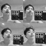 Rock Hyeon Instagram - 잘자 🖤 おやすみ 😴🌙🌛🌝