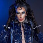 Roem Instagram - Welcome to my dystopian cyberpunk future 🤖 🤘🏻Will you join me? 💙 Photography by the amazing @cyrieljacobs Outfit: @houseofnamaste & me Hair: @flashwigz Accesoires by: @tokyostoriescreations & me #dragraceholland #rupaulsdragrace #punkmakeup #cyberpunkmakeup #cyberpunk #scifi #futuristic #wig #leather #bluemakeup #photography #dragracememes #dragrace #dragraceespaña #dragraceuk #dragqueen #dragmakeup