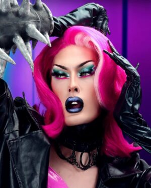 Roem Instagram - Call me mother 💕✨

Suddenly I'm loving pink hair 😭
Only a few more days till the first episode of Drag Race Holland! Who are you rooting for? 

Eyes: @beautybaycom @ucanbemakeup
Face: @makeuprevolution @revolutionpro @morphebrushes
Lashes: @tatti_lashes
Brows: @inglot_nl
Lips: @lagirlcosmetics @karlacosmetics
Hair: @banshee_dela_nuit 
Styling: Me , @faithintervention @leadhead_creations 

#rupaulsdragrace #dragqueen #dragracememes #dragraceholland #videoland #pinkhair #dragmakeup #makeup #pinkandgreen #pinkhair #blacklips #leather #spikes #punkmakeup #neonmakeup #neon