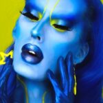 Roem Instagram - EXTRATERRESTRIAL 👽 ⚠️ I for sure felt the ✨Jantasy✨ while creating this stunning blue alien look 🛸 #dragqueen #rupaulsdragrace #photoshoot #abstractmakeup #dragmakeup #makeuplooks #sciencefiction #dragraceholland #alien #alienmakeup #facepaint #dragartist #makeupartist #makeuptransformation #weirdmakeup #blackeyes #abstractmakeup #bluemakeup #allstars6 #dragracememes