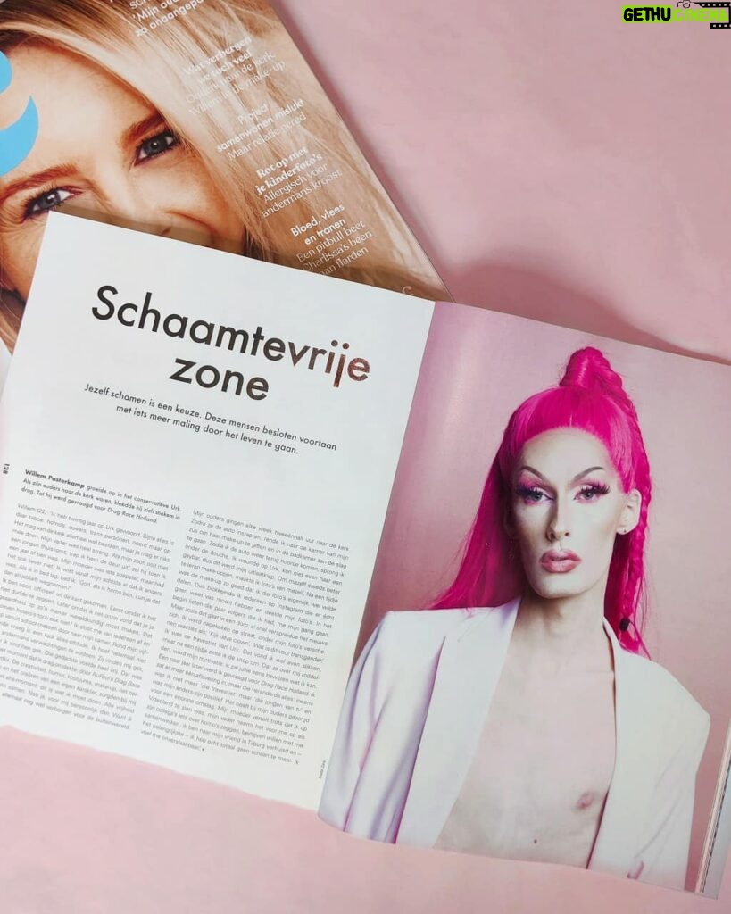 Roem Instagram - PINK, PROUD & NO SHAME 🌸🍭 Thank you @andcgram for featuring me in your latest issue where we talk about Being proud, No shame, and being your true self. Swipe to read the article ➡️ #dragqueen #pinkmakeup #pinkhair #pridemonth #magazine #editorial #rupaulsdragrace #dragraceholland #dragrace #dragraceespaña #dragracedownunder #allstars6 #makeuplooks #makeupinspiration #softglam