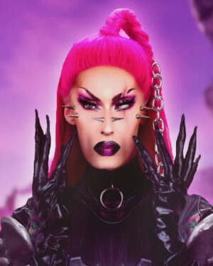Roem Instagram - CHROMATICA 👾 ( roem x @fiancablaauw )

When I started drag I always said that I would NEVER do pink. Guess what.. I did. Fianca challenged me to get out of my comfort zone and try out her iconic pink colour. I have to say.. I love it 🥺. 
By the way.. do you recognize the suit? 🤖👀

Support us and tag @hauslabs ! 💜

• • •

📸 Photography & 💇🏻‍♀️ Hair: @faithintervention 
✏️ Edit: @roemservice

• • •

#ladygaga #chromatica #littlemonster #dragqueen #dragmakeup #videoland #glowupnl #glowup #dragraceholland #rupaulsdragrace #cyborg #alien #alienmakeup #punk #cyberpunk #pinkmakeup #pinkhair #piercings #makeupcollab #hauslabs #makeupinspiration #cyberpunkmakeup #sciencefiction #futuristic #chromaticaball