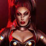 Roem Instagram - BRB 🧬 Building a Digital Dystopia 🪐 #dystopia #dragqueen #rupaulsdragrace #rpdr #dragmakeup #sciencefiction #cyborg #dragraceholland #rupaulsdragcon #dragcon #blackandred #makeup