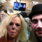Roisin Conaty Instagram - Ok so @mrbrettgoldstein sent me this photo- It’s from 2013 Halloween (I guess!?) we are obviously shitfaced & we are in the off licence on Shaftesbury Avenue but we both have no recollection AT ALL of where we had been. Does anyone remember?!