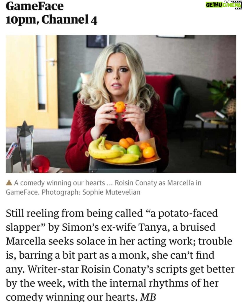 Roisin Conaty Instagram - The guardian picked GameFace today sorry for the endless promo it feels gross but it’s summer holidays so everyone is away blah blah and we all worked so hard so want people to watch xxx